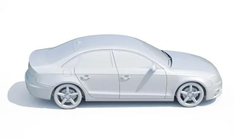 Car in studio Stock Illustration