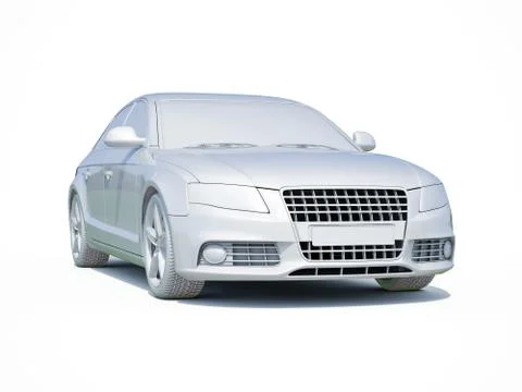 Car in studio 스톡 일러스트