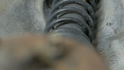 Car suspension Stock Footage 90012566