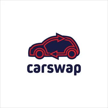 Car Swap Illustrazione stock