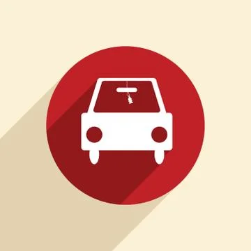 Car symbol. Stock Illustration