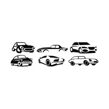 Car symbol logo template Stock Illustration