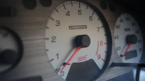 Car tachometer  Stock Footage 54798665