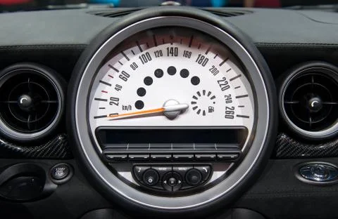 Car tachometer Foto stock