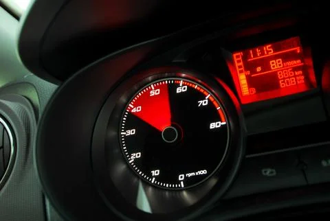 Car Tachometer Stock Photos