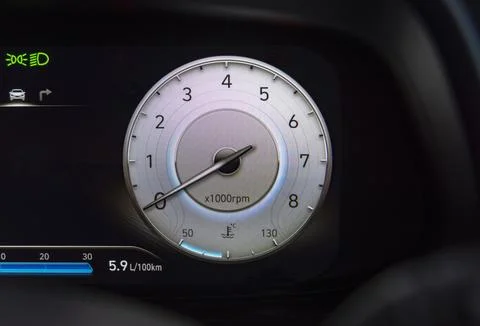 Car Tachometer Stock Photos