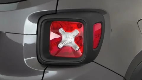 Car tail light Granite Crystal Metallic Clearcoat 2016 Jeep Renegade Latitude Stock Footage 159879429
