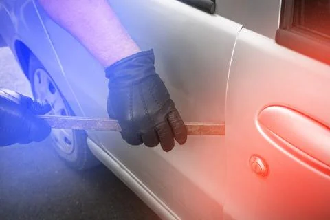 Car theft Stock Photos