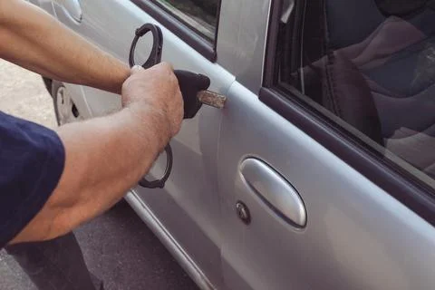Car theft Stock Photos