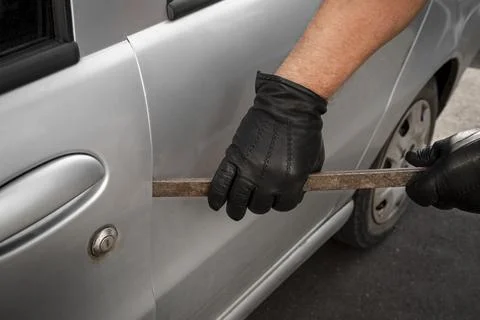Car theft Stock Photos