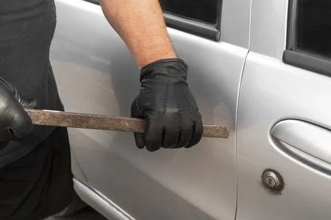 Car theft Stock Photos