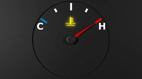 Car thermometer Video stock 8562082