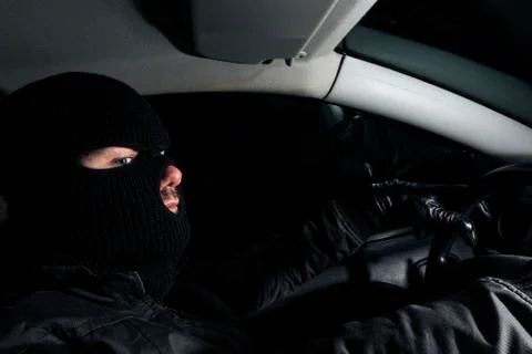 Car thief Stock Photos