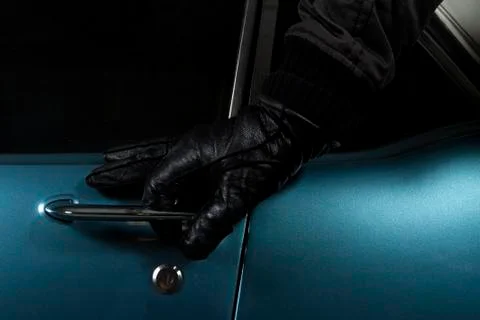 Car thief Stock Photos