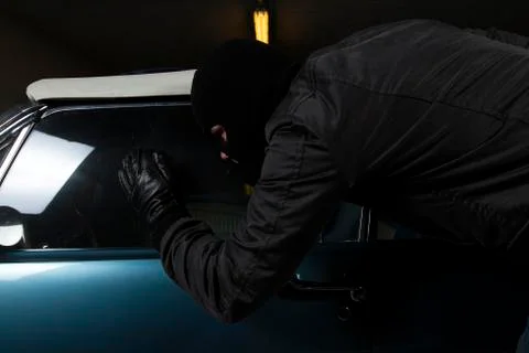 Car thief Stock-Fotos