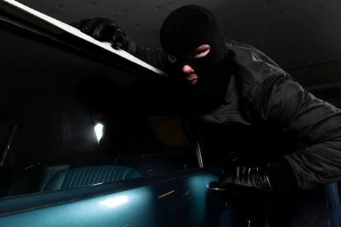 Car thief Stock Photos