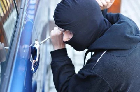 Car thief Stock Photos