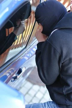 Car thief Stock Photos