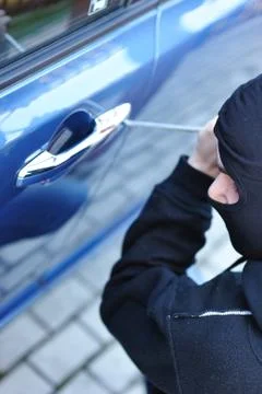 Car thief Stock Photos