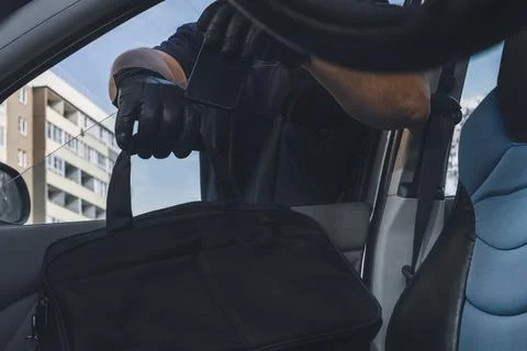 Car thief Stock Photos