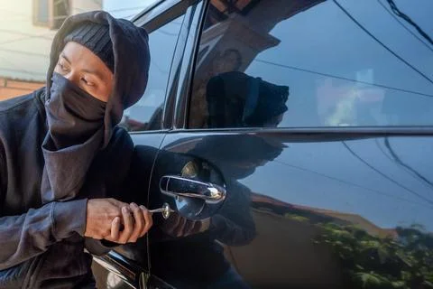 Car thief Stock Photos