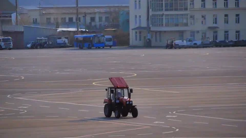 Car through airline Stock Footage 89221213