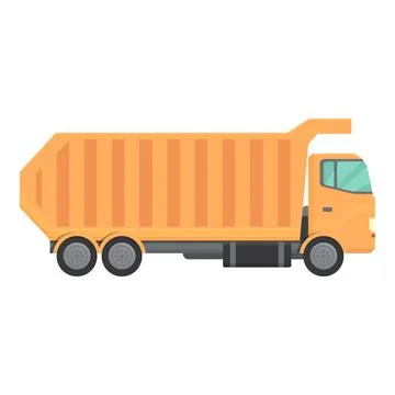 Car tipper icon cartoon vector. Truck dump Stock Illustration