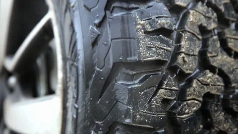 Car tire Stock Footage 75218685