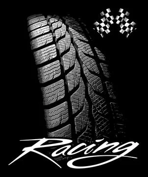 Car tire grip vector template Stock Illustration