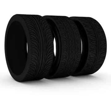 Car tire. Stock Illustration