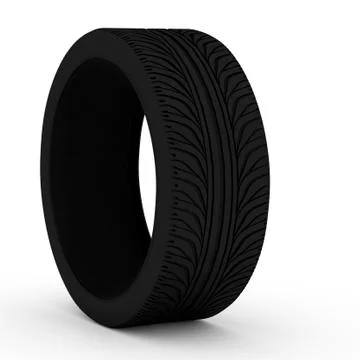 Car tire. Stock Illustration