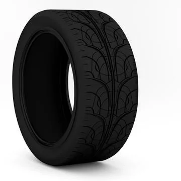Car tire. Stock Illustration