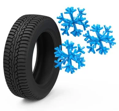 The car tire Stock Illustration