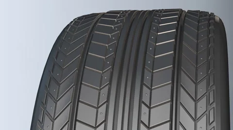 Car tire with protector Stock Footage 54270913