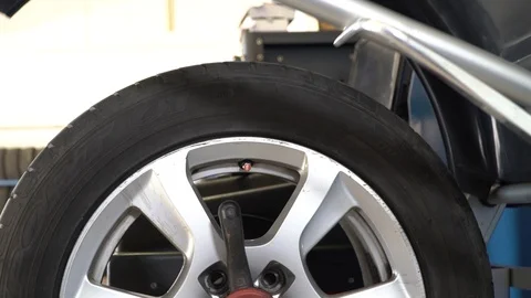 Car tire test Stock Footage 120141494
