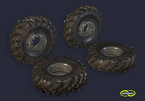 3d Bicycle Tire Maxxis Hookworm Model