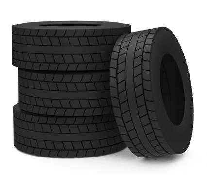 The car tires Stock Illustration