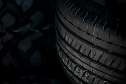 Car tires Stock Photos
