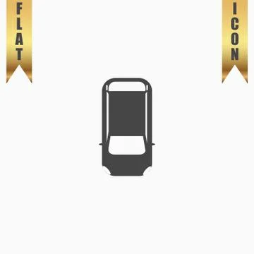 Car top view Stock Illustration