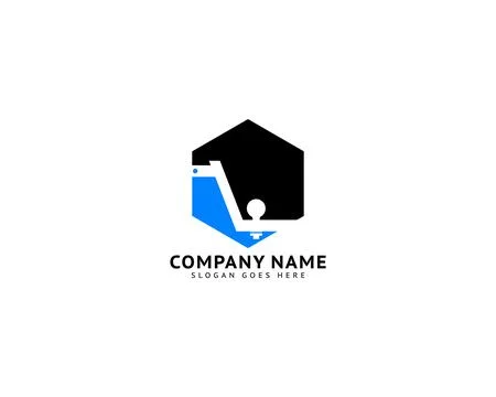 Car towbar logo vector illustration Stock Illustration