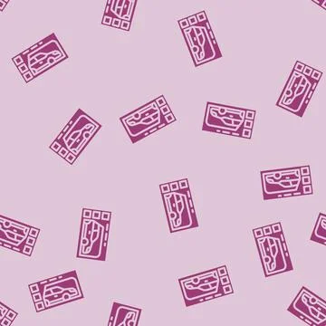 Car toy child glyph vector seamless pattern 库存插图