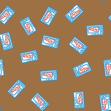 Car toy child vector seamless pattern Stock Illustration
