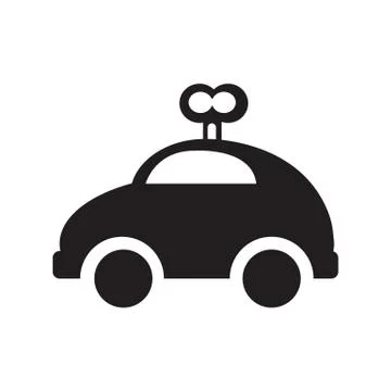 Car toy with wind up Stock Illustration