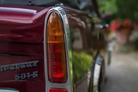 Car trabant oldtimer close up Stock Photos