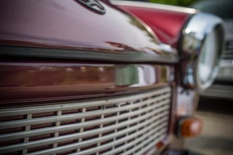 Car trabant oldtimer close up Stock Photos