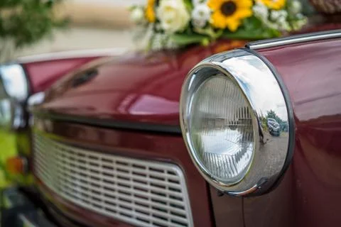 Car trabant oldtimer close up Foto stock