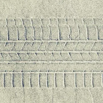 Car tracks Stock Photos