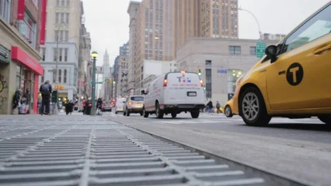 Car traffic from the bottom Stock Footage 130847713