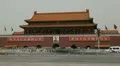 Car Traffic Busy Tiananmen Square Beijing China Gate Forbidden City Time Lapse HD Footage