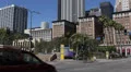 Car Traffic in Downtown Los Angeles, LA, California, USA, Commuters HD Footage
